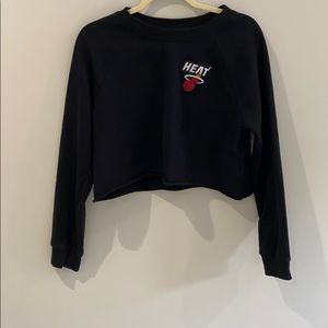 Cropped Miami Heat Sweater